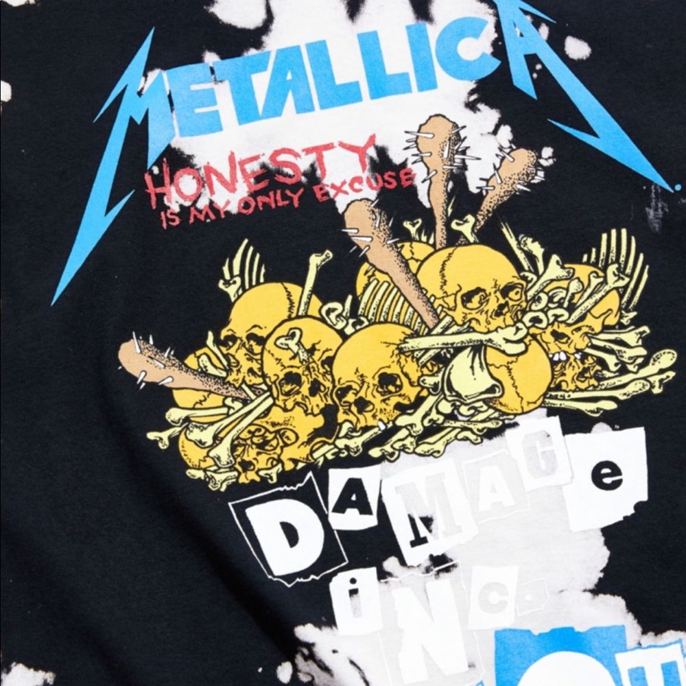 Metallica Tie-Dye Long Sleeve Tee